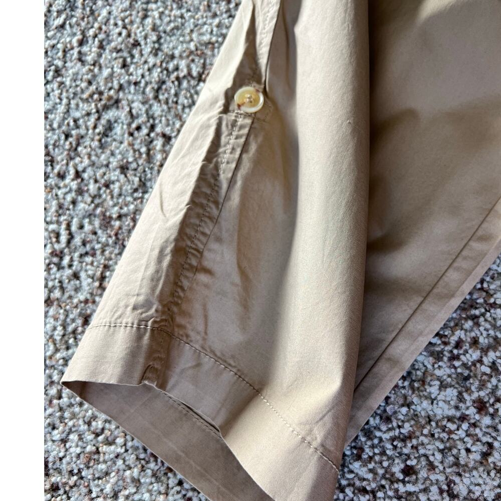 NWT Nautica Women's Cotton Roll-Tab Utility Pants, XXL, Tan, Elastic Waist - Picture 9 of 13